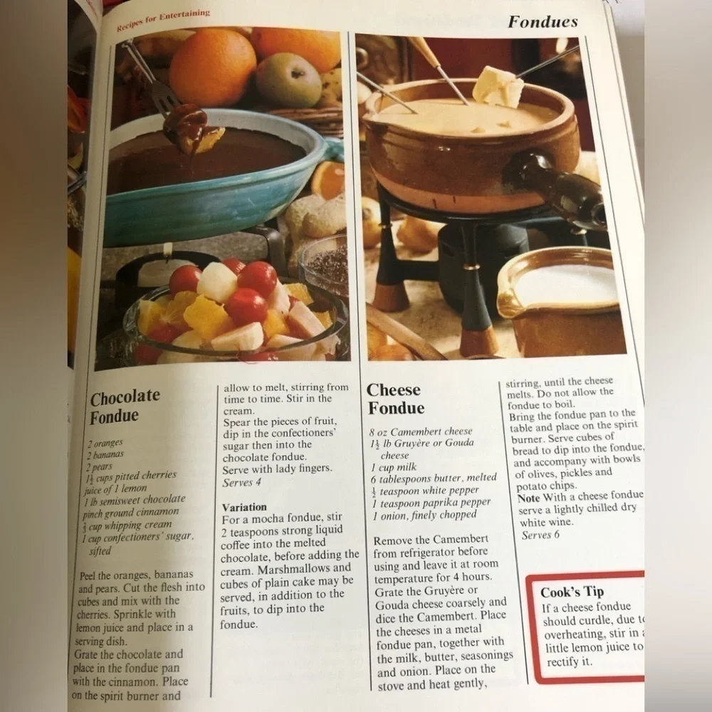 VTG The Best Of Cooking 600 Recipes & Photographs Cookbook 336 PP Hardcover